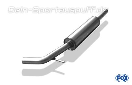 Fox Edelstahl Vorschalldämpfer VW Polo 6N