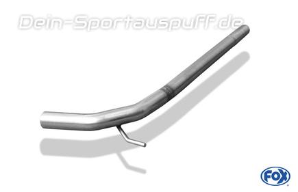 Fox Edelstahl Vorschalldämpfer-Ersatzrohr VW Polo 6N