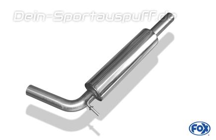 Fox Edelstahl Vorschalldämpfer VW Polo 5 Typ 6R 6C