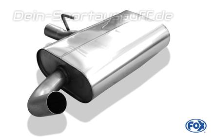 Fox Edelstahl Mittelschalldämpfer VW Corrado 2.0l 16V und VR6