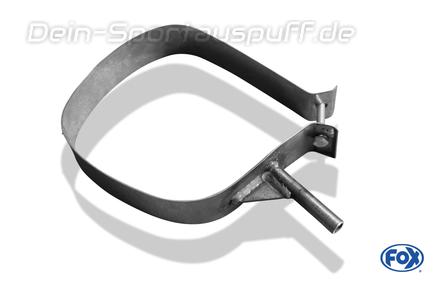 Fox Edelstahl Topfschelle Citroen C4 Typ L Bj.04-10