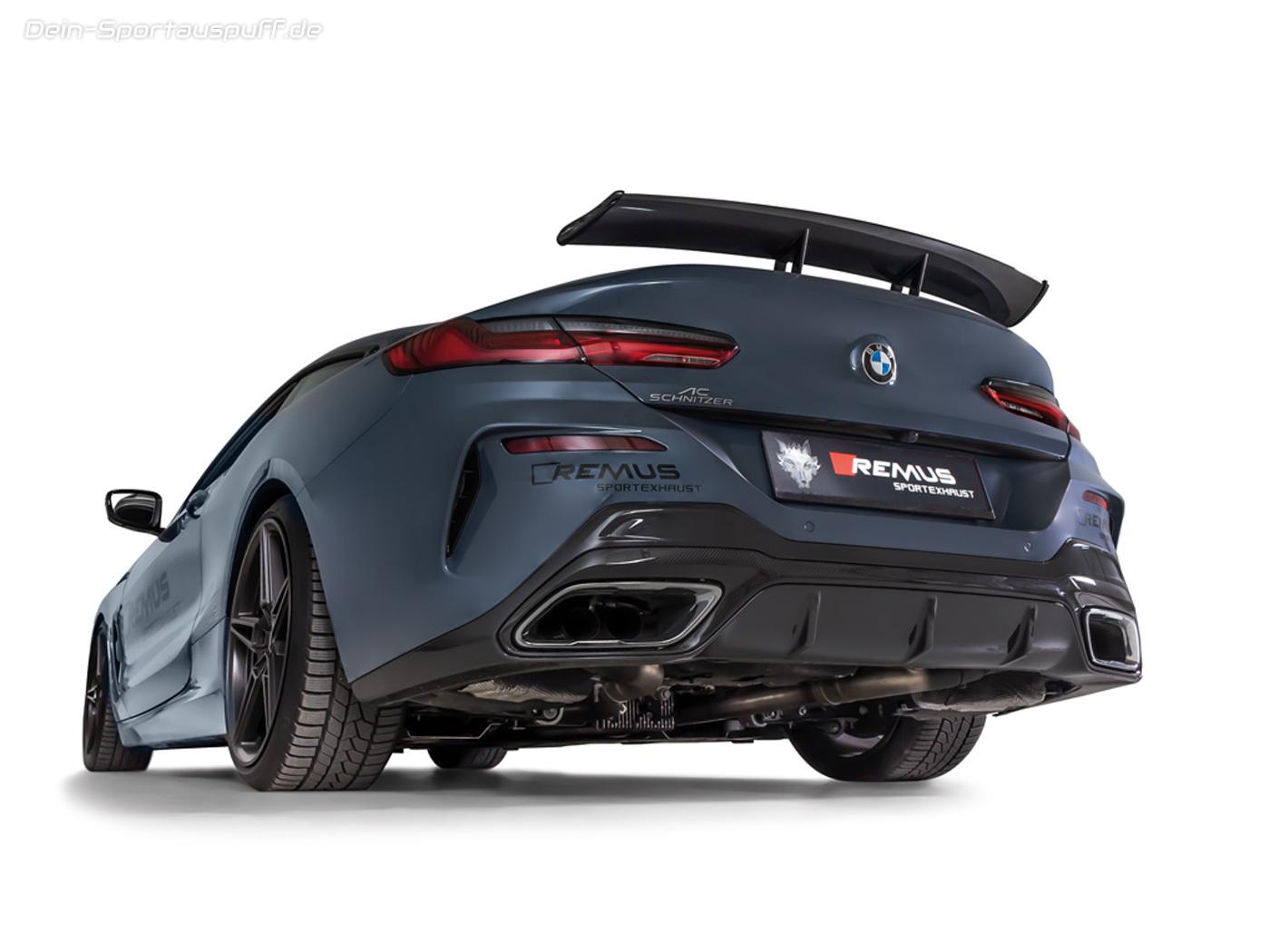 Remus Edelstahl Sportauspuff BMW M850i 8er G14 G15 Coupe Cabriolet ...