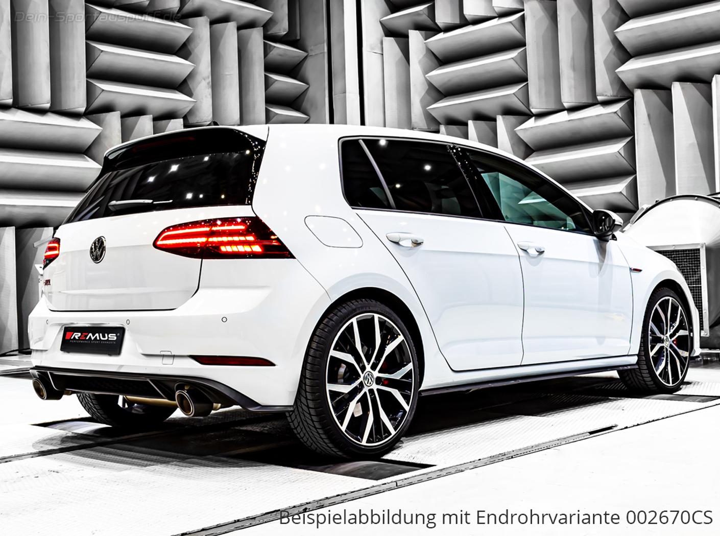 Remus Edelstahl Duplex Racing Komplettanlage Ab Kat Vw Golf 7 Gti