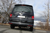 Fox Edelstahl Racing-Komplettanlage ab Kat. VW T5 4motion Caravelle Kombi Multivan 160x80mm flachoval eingerollt abgeschrägt mit Absorber - Abb. 2
