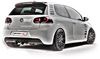 FSW Edelstahl Sportauspuff VW Golf 6 TSI TDI 2x90mm mittig inkl. Diffusor