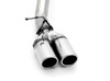 Bastuck Edelstahl Endrohrbogen Ford Focus 2 Tunier Diesel mit DPF 2x76mm rund eingerollt abgeschrägt ohne Absorber
