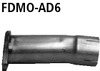 Bastuck Edelstahl Adapter (für Duplex Anlagen) Ford Mondeo 3 Bj.00-07 Limousine 6 Zylinder