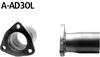 Bastuck Edelstahl Adapter Opel Corsa A