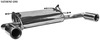 Bastuck Edelstahl Duplex Sportauspuff Suzuki Swift NZ Sport ab Bj.10 je 90mm rund eingerollt gerade mit Absorber