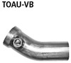 Bastuck Edelstahl Verbindungsrohr auf Serie (für Duplex Anlagen) Toyota Avensis T27
