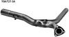 Bastuck Edelstahl Verbindungsrohr (für Duplex Anlagen) Toyota Avensis T27