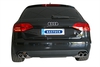 Bastuck Edelstahl Duplex Sportauspuff-Komplettanlage ab Kat Audi A4 u. A5 B8 4 Zyl. Benziner Turbo je 2x76mm rund eingerollt abgeschrägt ohne Absorber