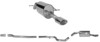 Bastuck Edelstahl Racing-Komplettanlage ab Kat Peugeot 207 120x80mm oval eingerollt gerade mit Absorber