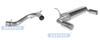 Bastuck Edelstahl Duplex Sportauspuff inkl. Verbindungsrohr Ford Puma Bj.97-02 je 90mm rund eingerollt gerade mit Absorber