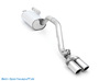 Bastuck Edelstahl Sportauspuff inkl. Verbindungsrohr Ford Focus 2 CC Cabriolet Diesel mit DPF 2x76mm rund eingerollt abgeschrägt ohne Absorber