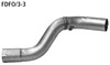 Bastuck Edelstahl Sportauspuff inkl. Verbindungsrohr Ford Focus 3 Turbo 90mm rund eingerollt abgeschrägt mit Absorber - Abb. 2