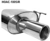 Bastuck Edelstahl Sportauspuff-Komplettanlage ab Kat Honda Accord CN1 Diesel 100mm rund eingerollt gerade mit Absorber