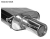 Bastuck Edelstahl Duplex Sportauspuff-Komplettanlage ab Kat Honda Accord 8 CU2 ab Bj.08 je 100mm rund eingerollt gerade mit Absorber