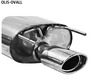 Bastuck Edelstahl Duplex Sportauspuff-Komplettanlage ab Kat Opel Insignia Limousine Allrad je 120x80mm oval eingerollt gerade mit Absorber