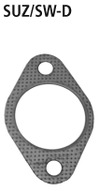 Bastuck Edelstahl Duplex Sportauspuff-Komplettanlage ab Kat Suzuki Swift NZ Sport ab Bj.10 je 90mm rund eingerollt gerade mit Absorber - Abb. 2
