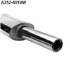 Bastuck Edelstahl Sportauspuff-Komplettanlage ab Kat VW Golf 2 90mm rund eingerollt gerade mit Absorber