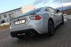 Fox Edelstahl Duplex Sportauspuff-Komplettanlage ab Kat Toyota GT86 u. Subaru BRZ 129x106mm oval eingerollt seitlich abgeschrägt - Abb. 2