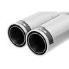 Remus Edelstahl Duplex Sportauspuff Kia Sportage Typ SL je 2x84mm Street Race rund eingerollt mit scharfkantigem Innenrohr und Carbonschriftzug - Abb. 3