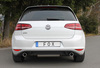 Fox Edelstahl Duplex Sportauspuff VW Golf 7 GTI je 90mm rund eingerollt abgeschrägt - Abb. 2