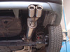 Fox Edelstahl Sportauspuff Peugeot 207 SW Kombi 2x80mm rund eingerollt gerade mit Absorber - Abb. 6