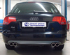 Fox Edelstahl Duplex Endrohrsatz zum Anschrauben Audi A4 B7 Typ 8E Limousine/Avant 3.0l TDI 2x88x74mm oval eingerollt abgeschrägt - Abb. 2