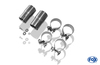 Fox Edelstahl Duplex Sportauspuff Audi A8 4E Typ D3 je 2x88x74mm oval eingerollt abgeschrägt - Abb. 5