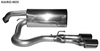Bastuck Edelstahl Sportauspuff Mittig inkl. Anbauteile Kia Rio Typ UB 2x105x75mm oval eingerollt gerade - Abb. 2