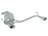 Ragazzon Edelstahl Duplex Sportauspuff Alfa Romeo GT 3.2l GTA je 128x80mm flachoval scharfkantig abgeschrägt