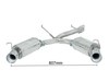 Ragazzon Edelstahl Duplex Sportauspuff Alfa Romeo GTV Spider 916 2.0l Turbo je 102mm rund eingerollt