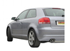 Ragazzon Edelstahl Sportauspuff Audi A3 8P 1.6l 2.0l FSI 2x80mm rund eingerollt - Abb. 2