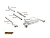 Ragazzon Edelstahl Vorschalldämpfer-Ersatzrohr für Serien-ESD Toyota GT86 63,5mm-System - Abb. 2