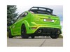 Ragazzon Edelstahl Duplex Racing-Komplettanlage ab Kat Ford Focus 2 RS 76mm-System je 108mm rund doppelwandig abgeschrägt