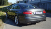 Fox Edelstahl Duplex Racing-Komplettanlage ab Kat Audi RS6 4F Typ C6 Limousine u. Avant 2x80mm rund eingerollt abgeschrägt mit Absorber - Abb. 7