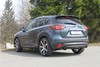 Fox Edelstahl Duplex Endrohrsatz zum Anschweissen (Øinnen 55mm) Mazda CX-5 inkl. 4x4 je 100mm rund eingerollt abgeschrägt ohne Absorber - Abb. 2