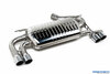 Eisenmann Edelstahl Duplex Sportauspuff BMW 3er F30 F31 Limousine u. Touring 320i bis 06/2015 je 2x76mm rund scharf gerade
