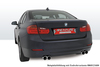 Remus Edelstahl Duplex Sportauspuff BMW 3er F30 F31 320i 328i Limousine u. Touring inkl. Endrohrsatz nach Wahl