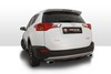 Remus Edelstahl Duplex Sportauspuff Toyota RAV4 4 ab 2013 Typ XA3 2.0D-4D 110KW je 135x85mm flachoval eingerollt abgeschrägt