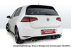 Remus Edelstahl Duplex Sportauspuff-Komplettanlage ab Kat VW Golf 7 GTI inkl. 2 Endrohre rechts+links nach Wahl
