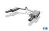 Fox Edelstahl Duplex Sportauspuff Audi A4 B7 Typ 8E Lim/Avant 1.9TDI je 76mm rund eingerollt mit Absorber