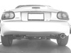 Borla Edelstahl Sportauspuff Mazda MX-5 Typ NB 89mm rund eingerollt abgeschrägt - Abb. 2