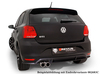 Remus Edelstahl Racing-Komplettanlage ab Kat mit optionaler Klappensteuerung VW Polo Typ 6C 1.8l GTI ab 2014 inkl. Endrohren nach Wahl