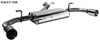 Bastuck Edelstahl Duplex Sportauspuff Hyundai i30 Typ GDH je 100mm doppelwandig gerade