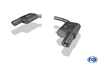 Fox Edelstahl Duplex Sportauspuff Audi A4/S4 B8 8K quattro 3.0 + 4.2 inkl. S-Line je 1x100mm rund eingerollt abgeschrägt mit Absorber