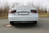 Fox Edelstahl Duplex Racing-Komplettanlage ab Kat Audi S8 4H Typ D4 je 2x90mm rund doppelwandig abgeschrägt - Abb. 2