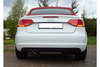 Fox Edelstahl Sportauspuff Ø70mm Audi A3 8P 1.4 TFSI 2x76mm rund eingerollt abgeschrägt - Abb. 2